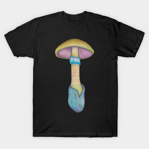 Death cap mushroom T-Shirt by deadblackpony